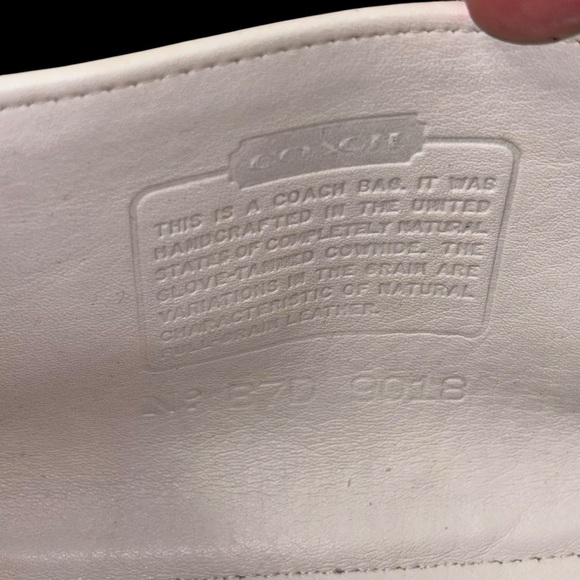 Coach | Vintage | Emmie Flap Bag | Bone Leather | Style 9018 | Small - Picture 8 of 12